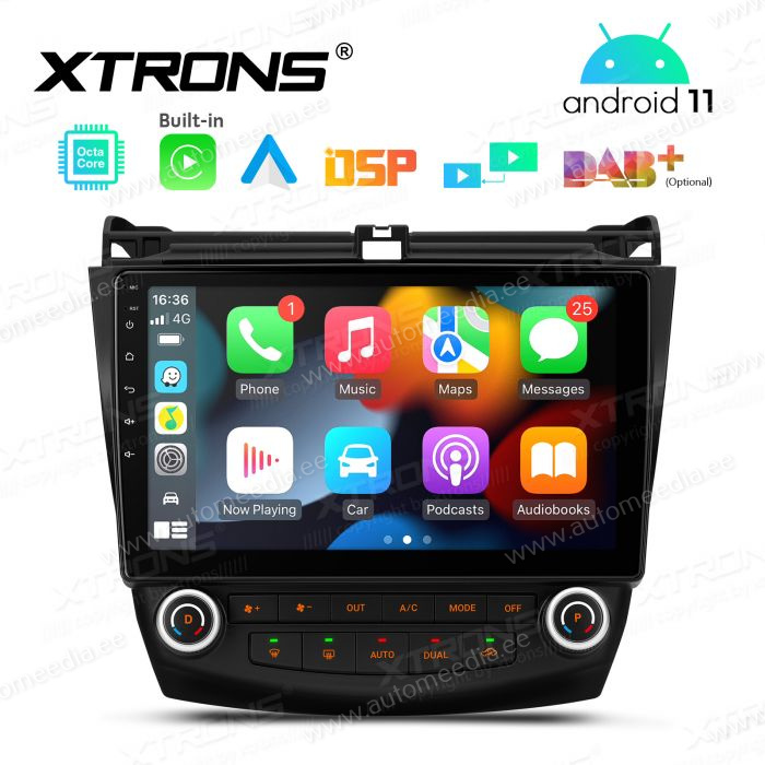 Honda Accord (2002-2008) mudelipõhine Android 12 GPS autoraadio ja multimeedia keskus