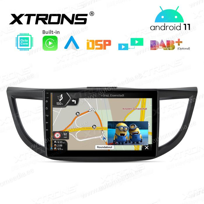 Honda CRV (2012-2016) mudelipõhine Android 12 GPS autoraadio ja multimeedia keskus