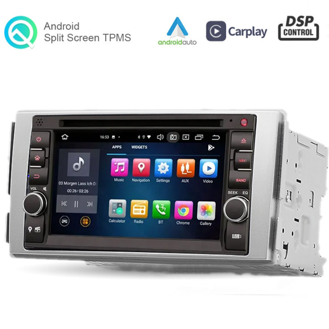 SANTA FE (2007-2011) Automedia RVT5784 merkkikohtainen Android GPS multimedia näyttösoitin