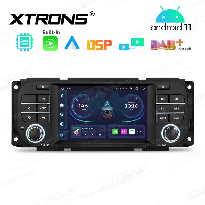 Jeep | Dodge | Chrysler | Grand Cherokee | Compass | Patriot | 300C Android 12  | GPS auto radio un multimediju centrs