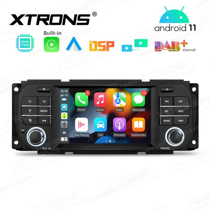 Jeep | Dodge | Chrysler | Grand Cherokee | Compass | Patriot | 300C mudelipõhine Android 12 GPS autoraadio ja multimeedia keskus