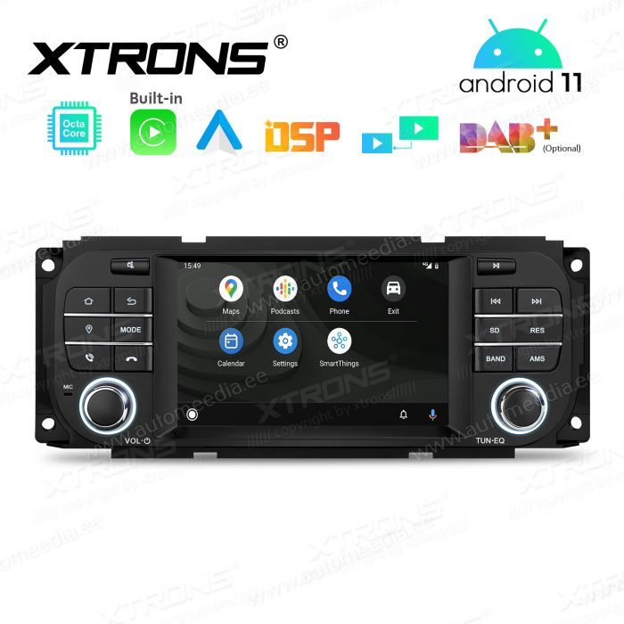 Jeep | Dodge | Chrysler | Grand Cherokee | Compass | Patriot | 300C mudelipõhine Android 12 GPS autoraadio ja multimeedia keskus