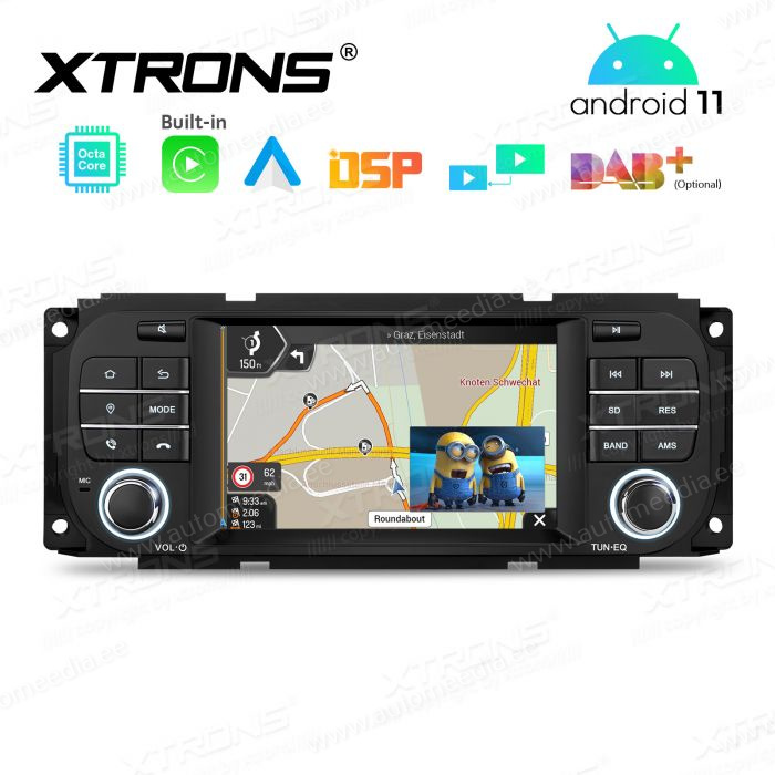 Jeep | Dodge | Chrysler | Grand Cherokee | Compass | Patriot | 300C mudelipõhine Android 12 GPS autoraadio ja multimeedia keskus