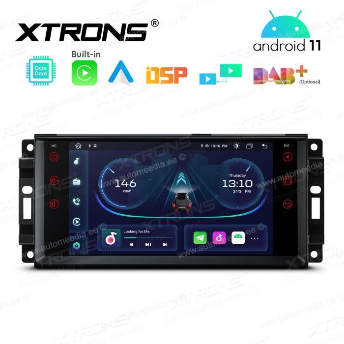 Jeep | Dodge | Chrysler | Grand Cherokee | Compass | Patriot | 300C Android 11 Car Multimedia Player with GPS Navigation