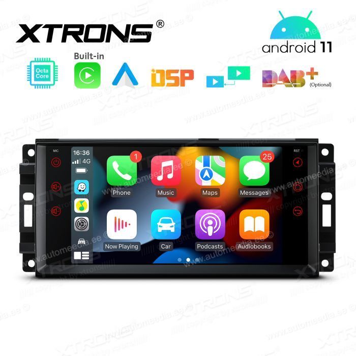 Jeep | Dodge | Chrysler | Grand Cherokee | Compass | Patriot | 300C mudelipõhine Android 11 GPS autoraadio ja multimeedia keskus