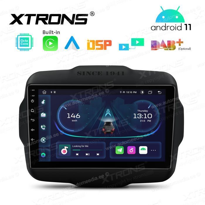 Jeep Renegade (2015-2020) Android 11 Car Multimedia Player with GPS Navigation