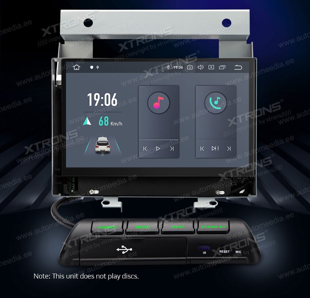 Land Rover Freelander 2 (2007-2012) XTRONS PQS70DLRL merkkikohtainen Android GPS multimedia näyttösoitin