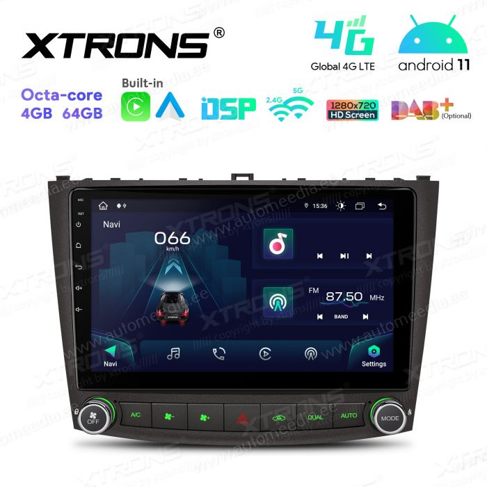 Lexus IS200 | IS300 | IS350 (2006-2012) Android 12  | GPS auto radio un multimediju centrs