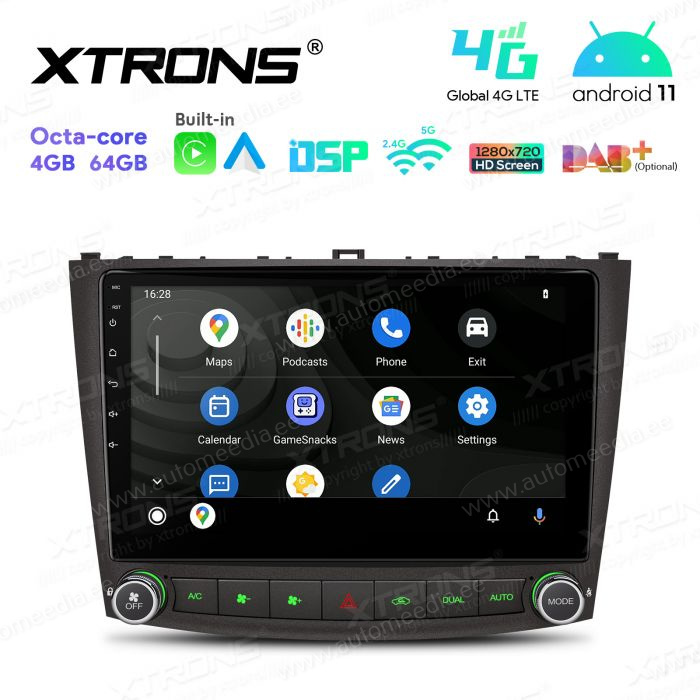 Lexus IS200 | IS300 | IS350 (2006-2012) mudelipõhine Android 12 GPS autoraadio ja multimeedia keskus