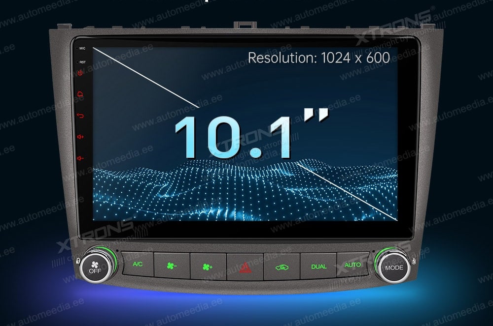 Lexus IS200 | IS300 | IS350 (2006-2012) XTRONS PMA10ISL merkkikohtainen Android GPS multimedia näyttösoitin