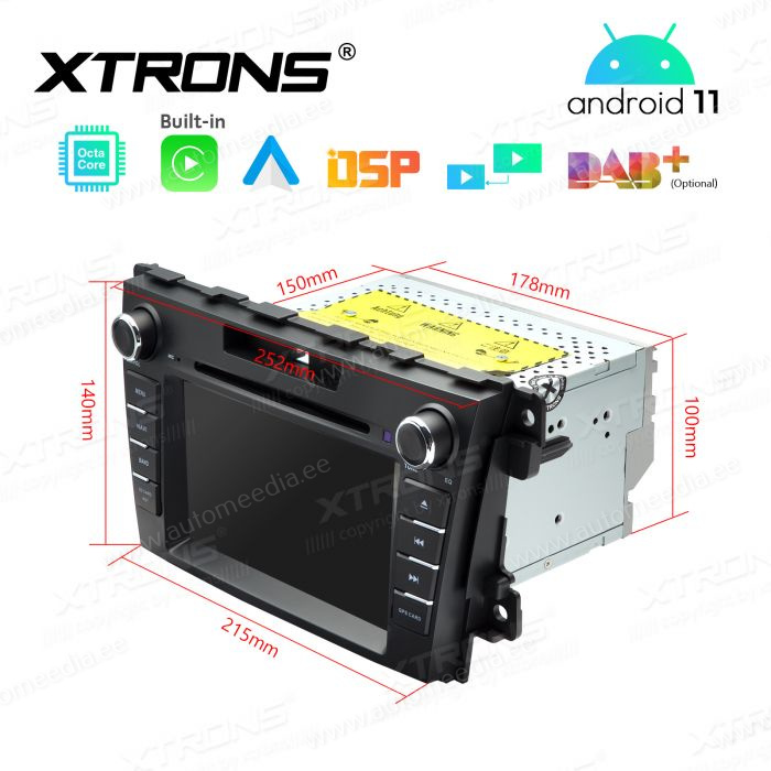 Mazda CX7 (2007-2012) mudelipõhine Android 12 GPS autoraadio ja multimeedia keskus