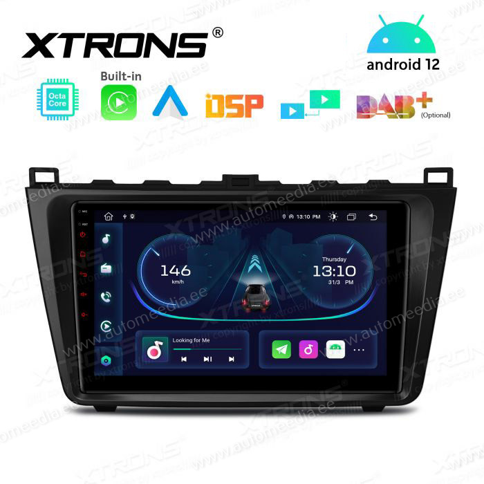 Mazda 6 (2008-2012) Android 12  | GPS auto radio un multimediju centrs