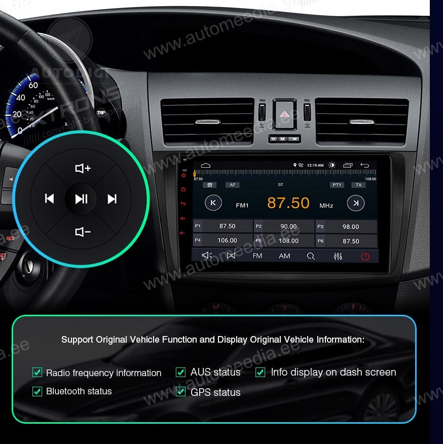Mazda 3 (2010-2013) XTRONS PSP90M3NM XTRONS PSP90M3NM совместимость мультимедийного радио в зависимости от модели автомобиля