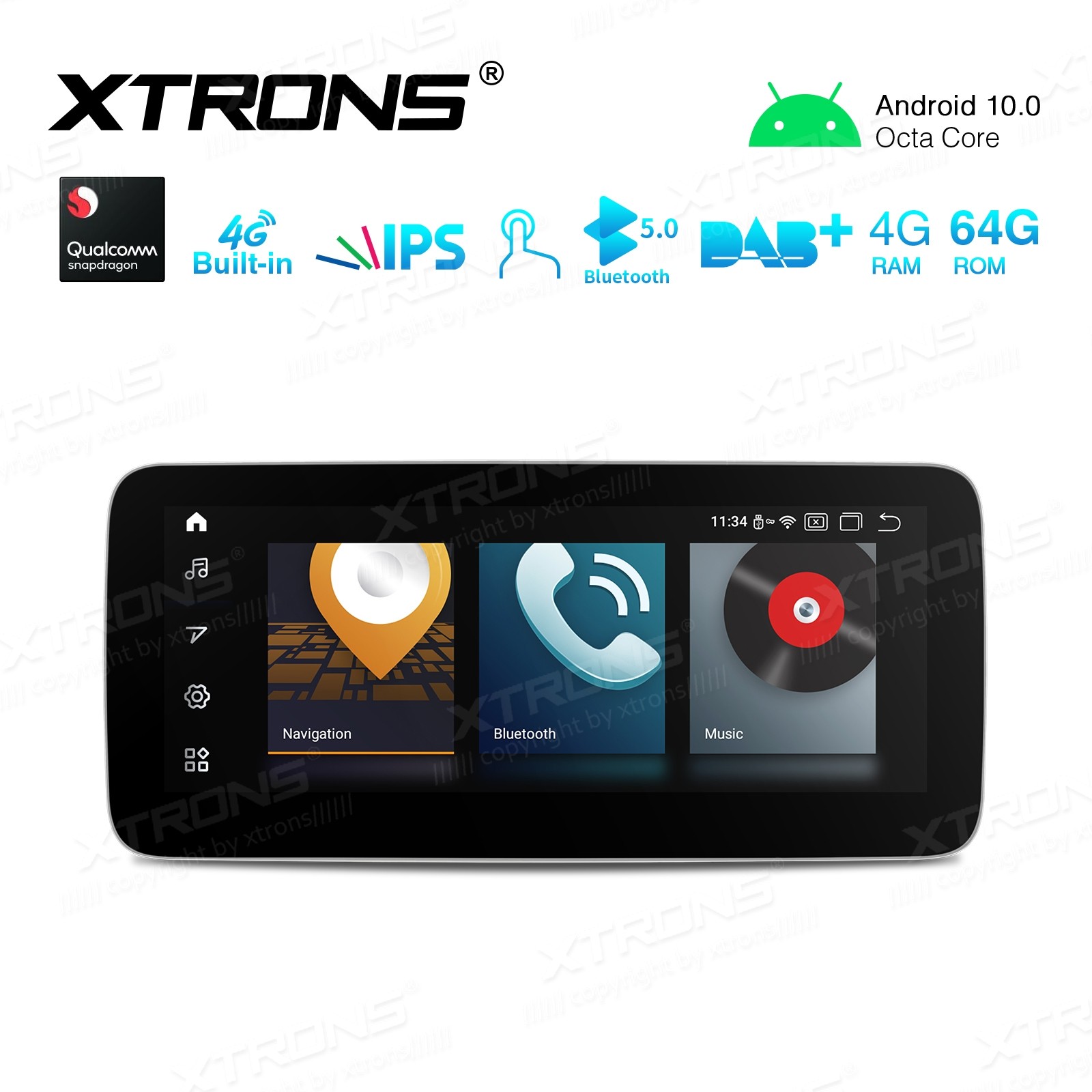 Mercedes-Benz A-Class | GLA | CLA | W176 | C117 | X156 (2016-2018) mudelipõhine Android 12 GPS autoraadio ja multimeedia keskus