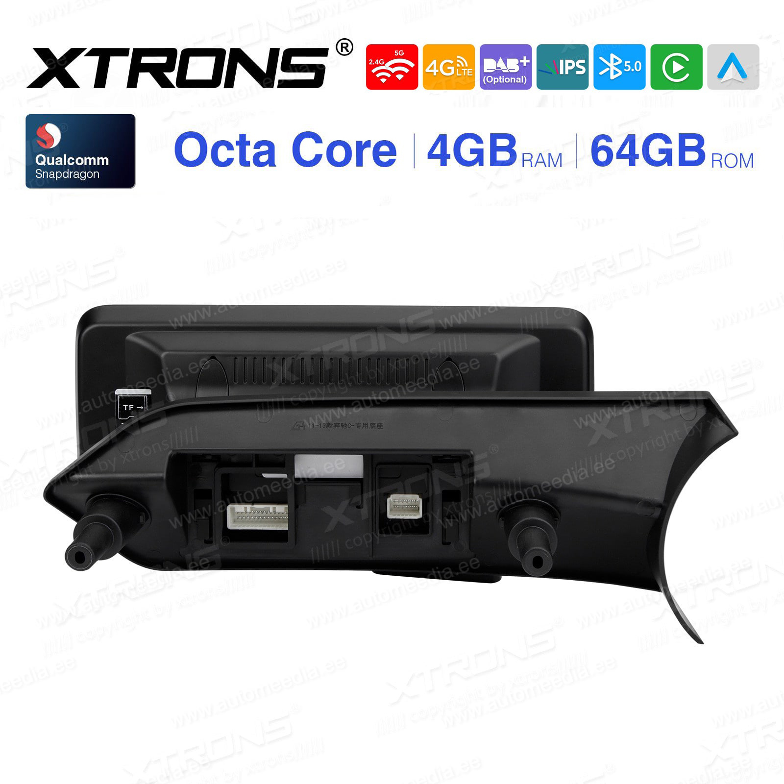 Mercedes-Benz C-Class ( 2011-2014) | W204 | NTG4.5 | NTG4.7 mudelipõhine Android 12 GPS autoraadio ja multimeedia keskus