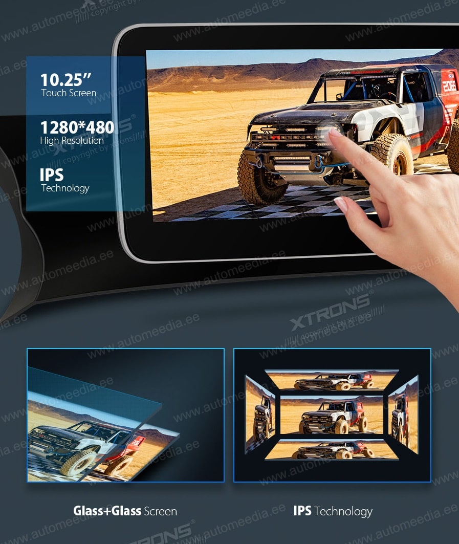 Mercedes-Benz C-Class ( 2011-2014) | W204 | NTG4.5 | NTG4.7  XTRONS QSM1245C_L XTRONS QSM1245C_L 1080P Video Touch Screen