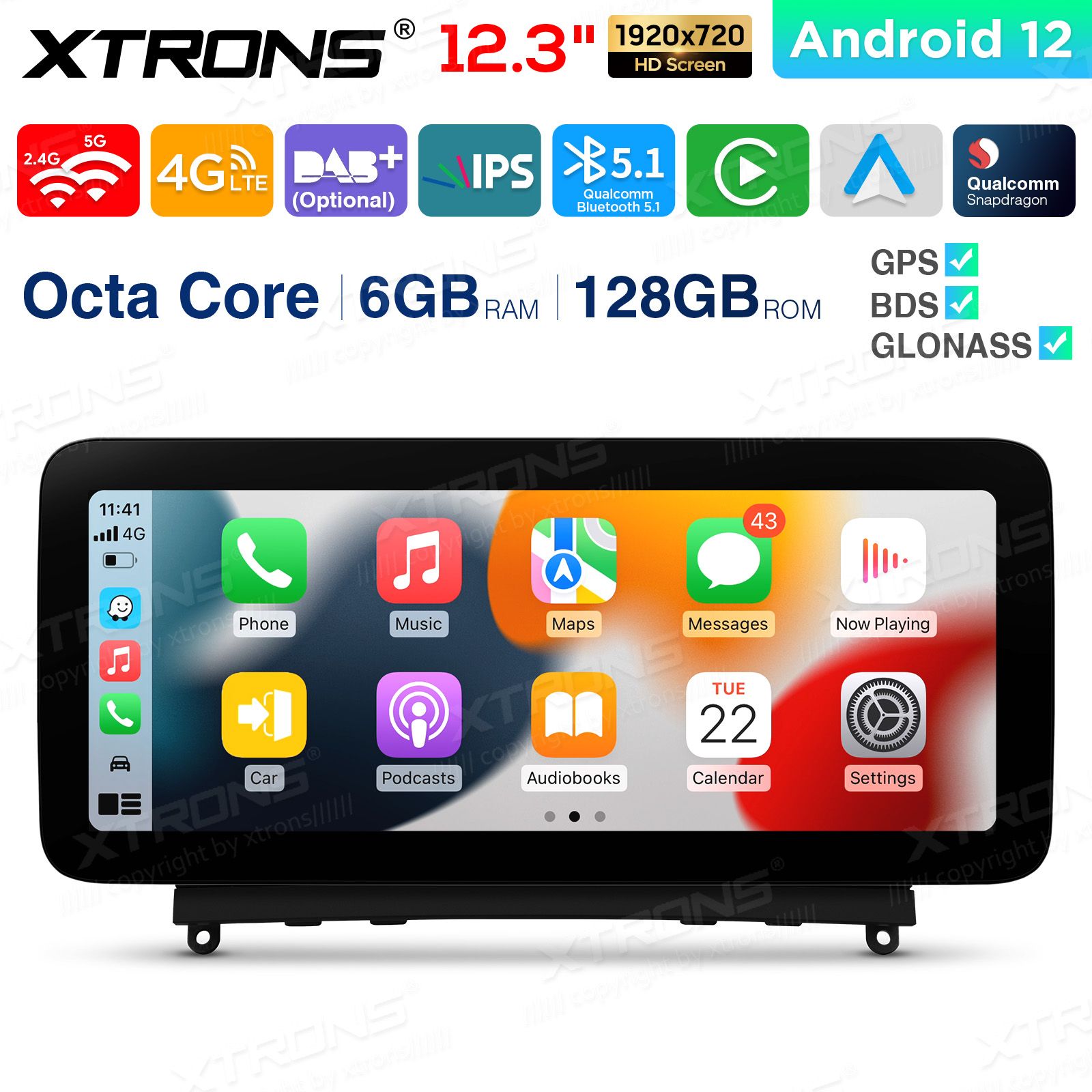 Mercedes-Benz C-Class | W204 (2008-2010) | NTG4.0 (2007-2010) mudelipõhine Android 12 GPS autoraadio ja multimeedia keskus