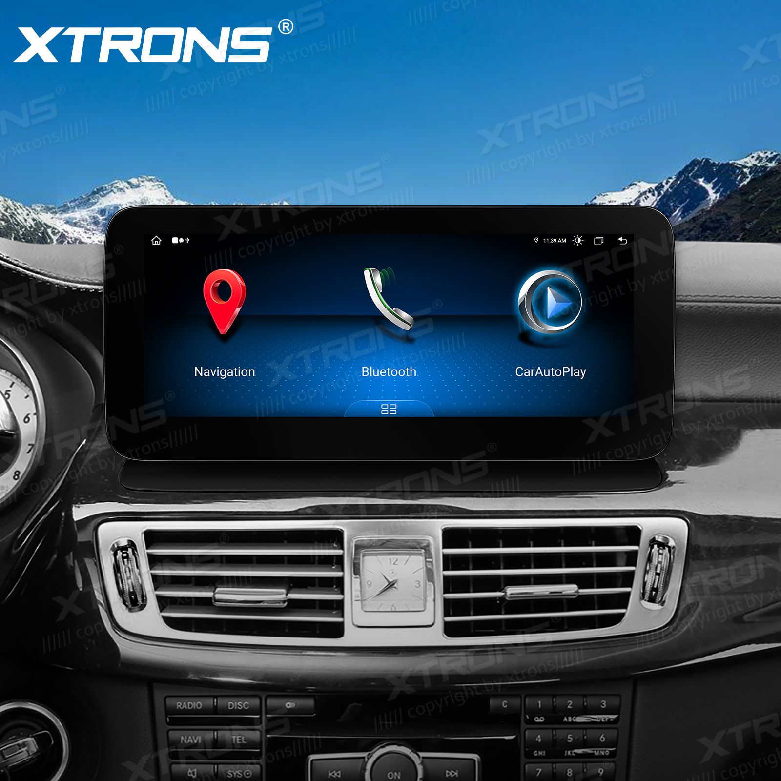 Mercedes-Benz CLS | W218 | 2010 - 2012 (NTG4.0) Android 13 auto GPS radio ja multimedia näyttösoitin