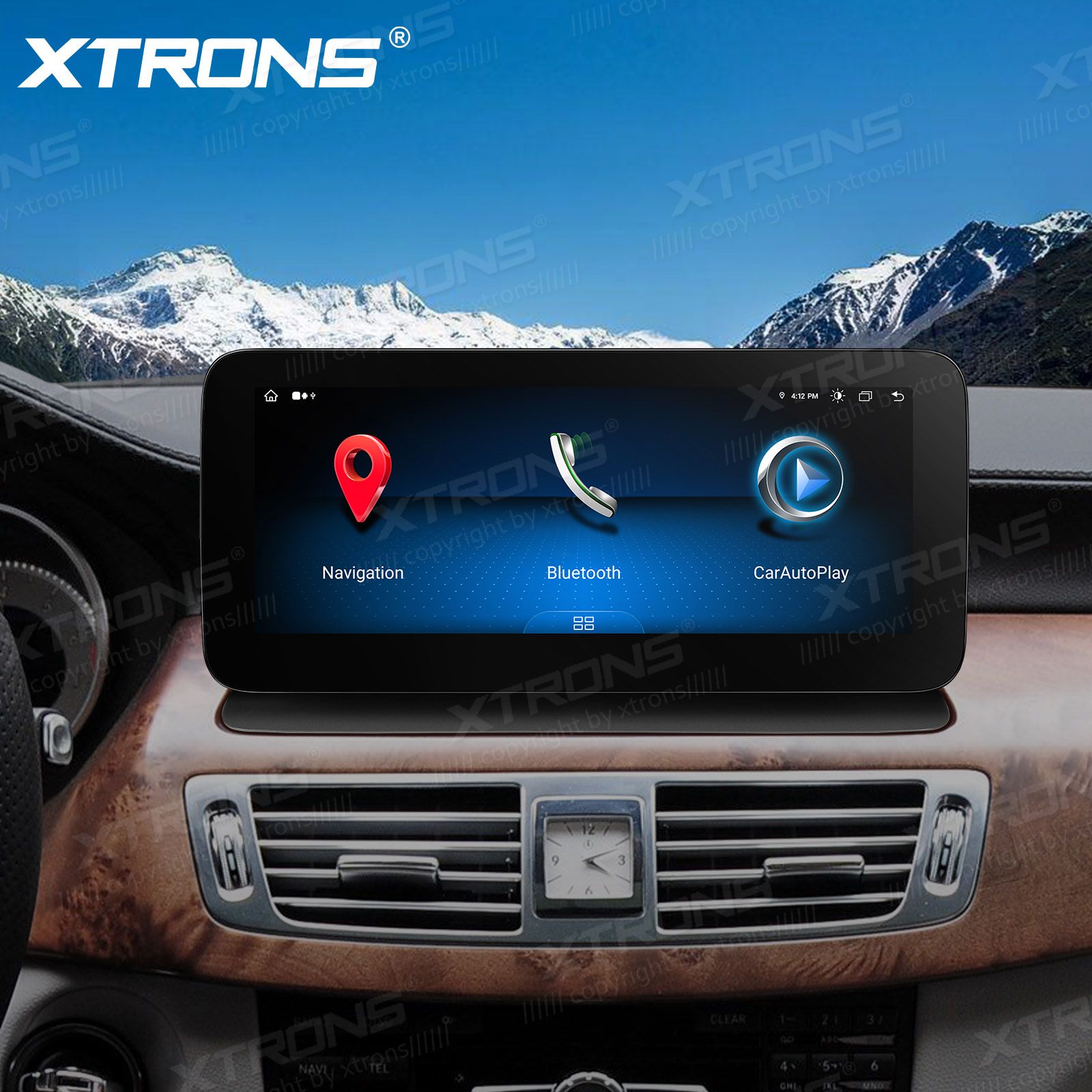 Mercedes-Benz CLS | W218 | 2012 - 2014 (NTG4.5) kahesüsteemne, originaalraadio säilitav Android 13 GPS autoraadio ja multimeedia keskus
