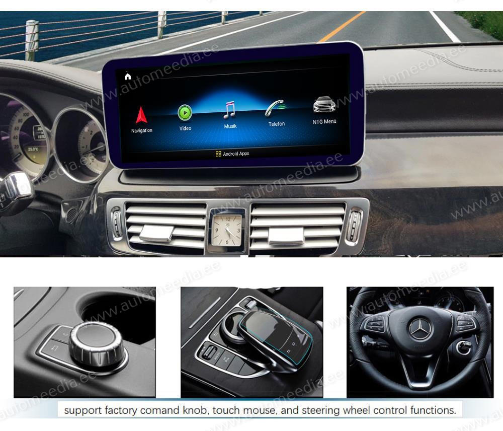 Mercedes-Benz CLS Class | 2014 - 2017 (NTG5.0)  Automedia ZFA6136 merkkikohtainen Android GPS multimedia näyttö