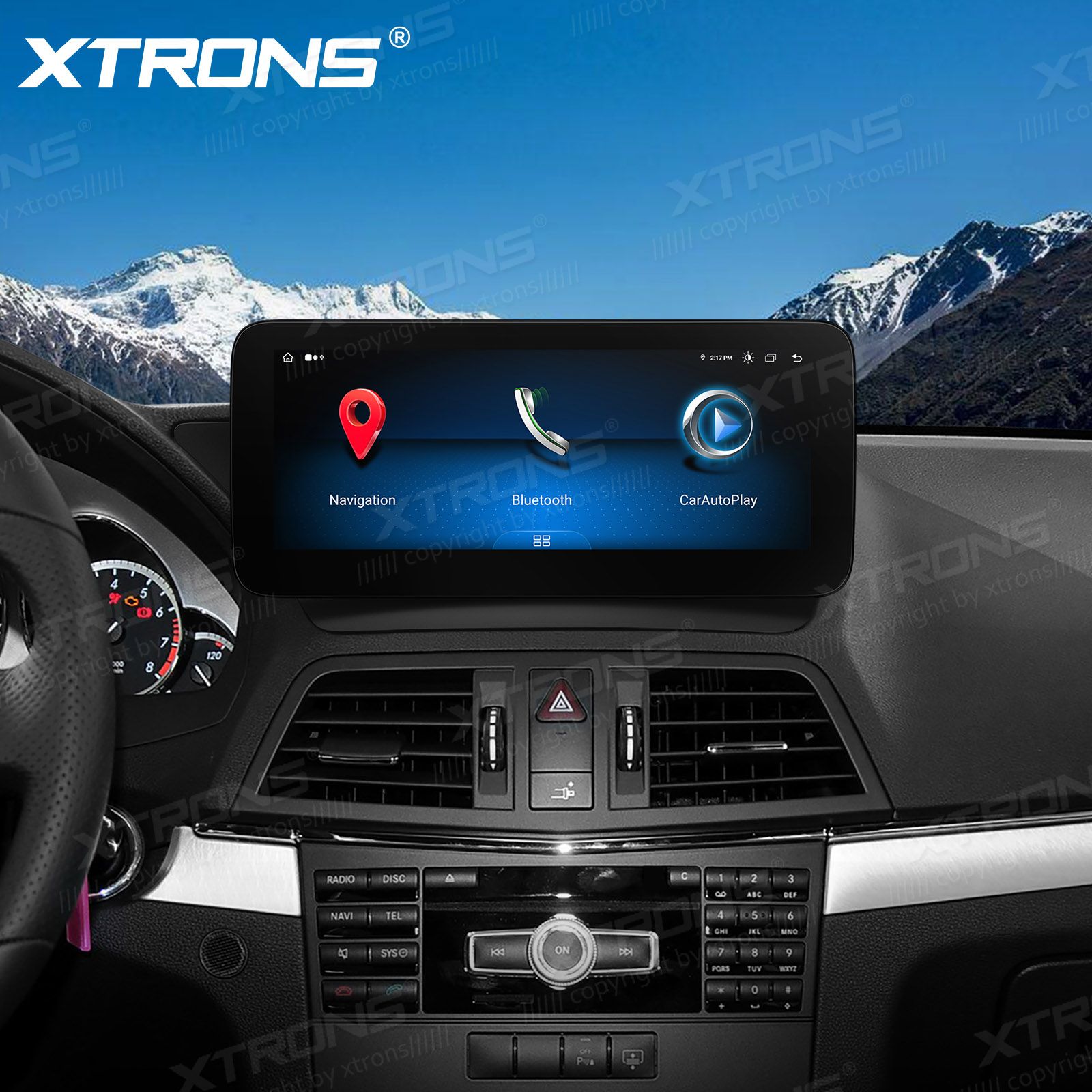 Mercedes-Benz E-Class Coupe (2010-2013) | C207 | NTG4.0 Android 13 auto GPS radio ja multimedia näyttösoitin