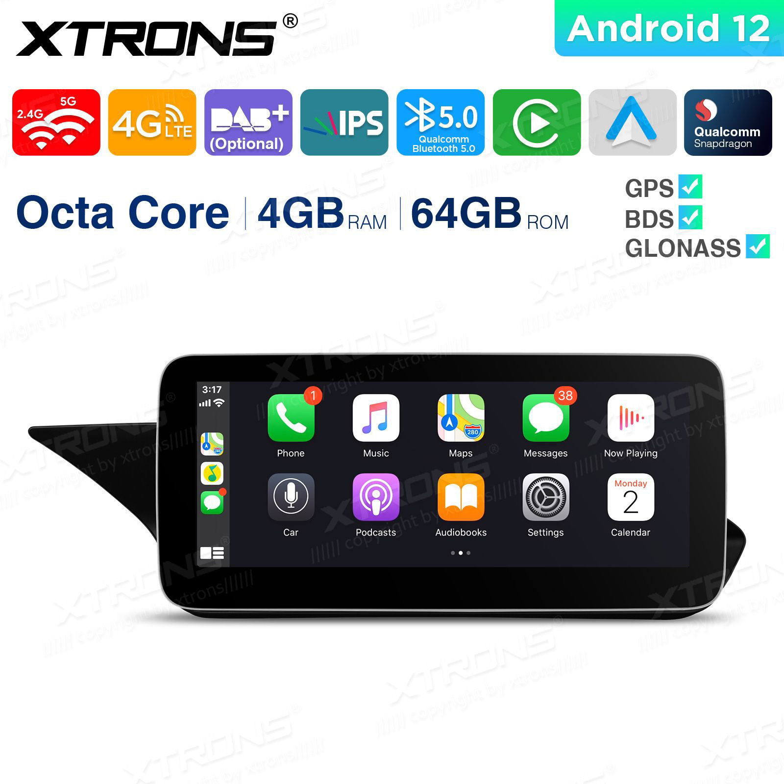 Mercedes-Benz E-Class (2010-2012) | W212 | NTG4.0 mudelipõhine Android 12 GPS autoraadio ja multimeedia keskus