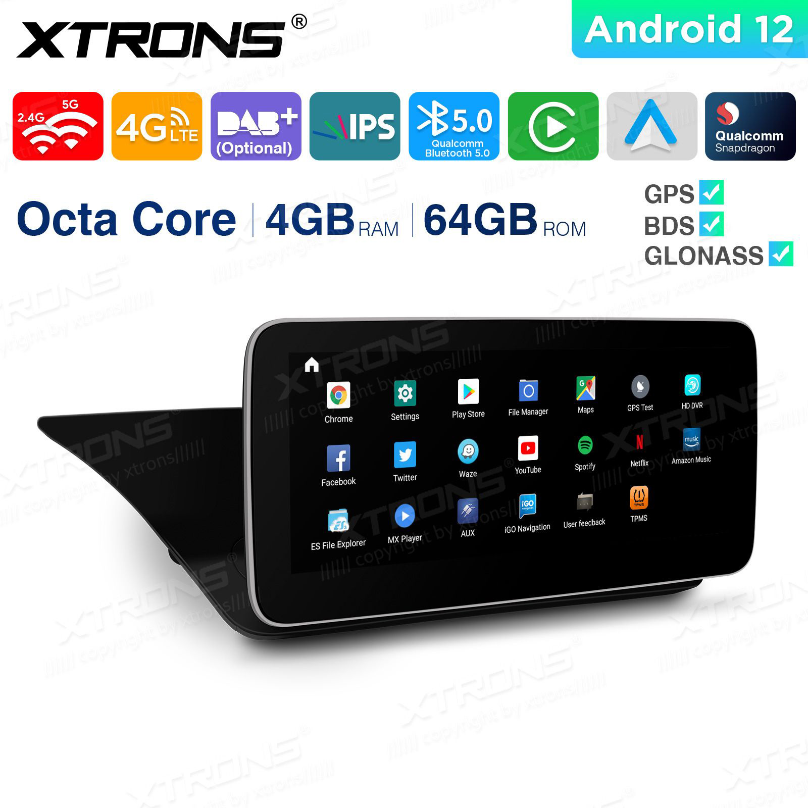 Mercedes-Benz E-Class (2010-2012) | W212 | NTG4.0 mudelipõhine Android 12 GPS autoraadio ja multimeedia keskus