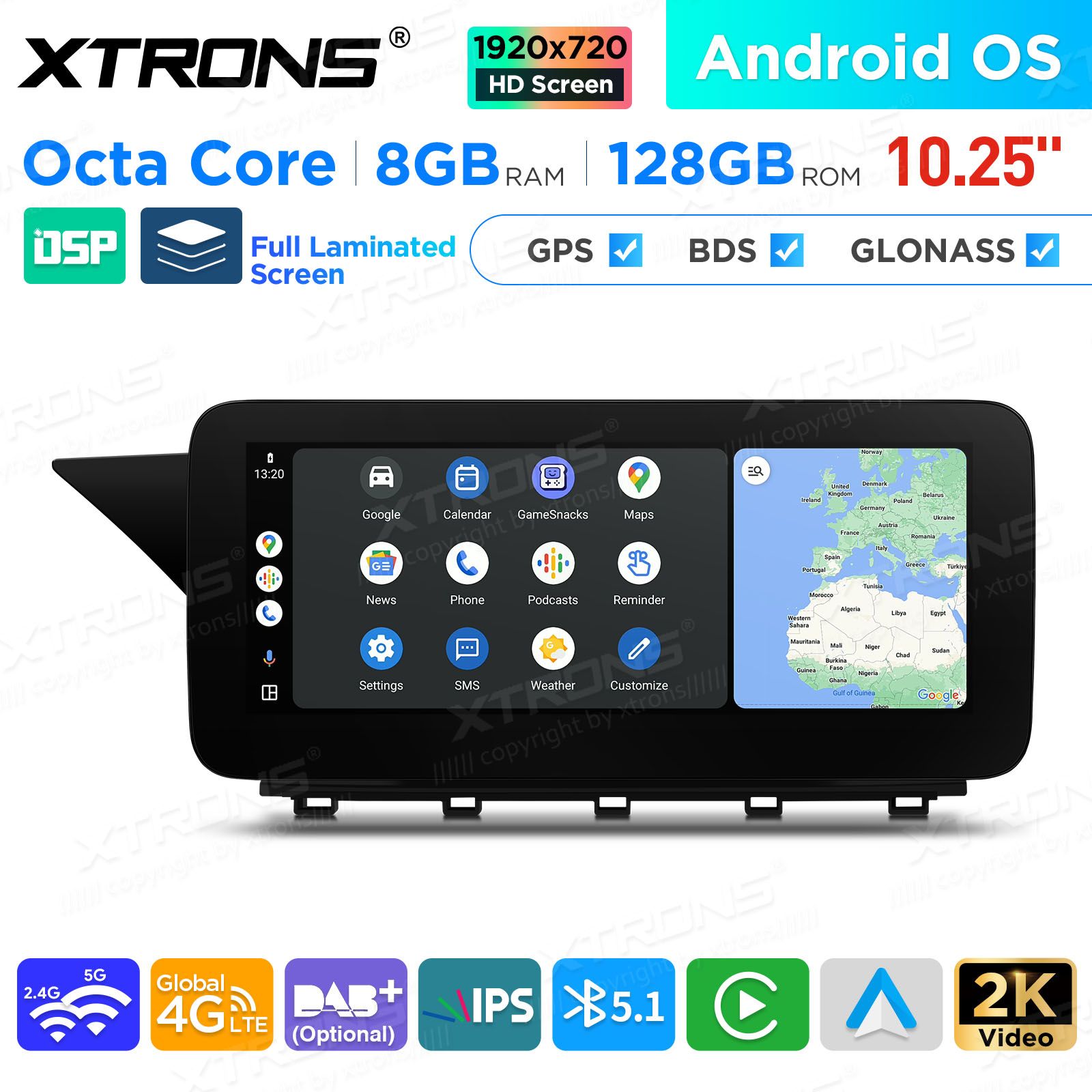 Mercedes-Benz GLK Class X204 | 2008 - 2012 (NTG4.0) kahesüsteemne, originaalraadio säilitav Android 13 GPS autoraadio ja multimeedia keskus