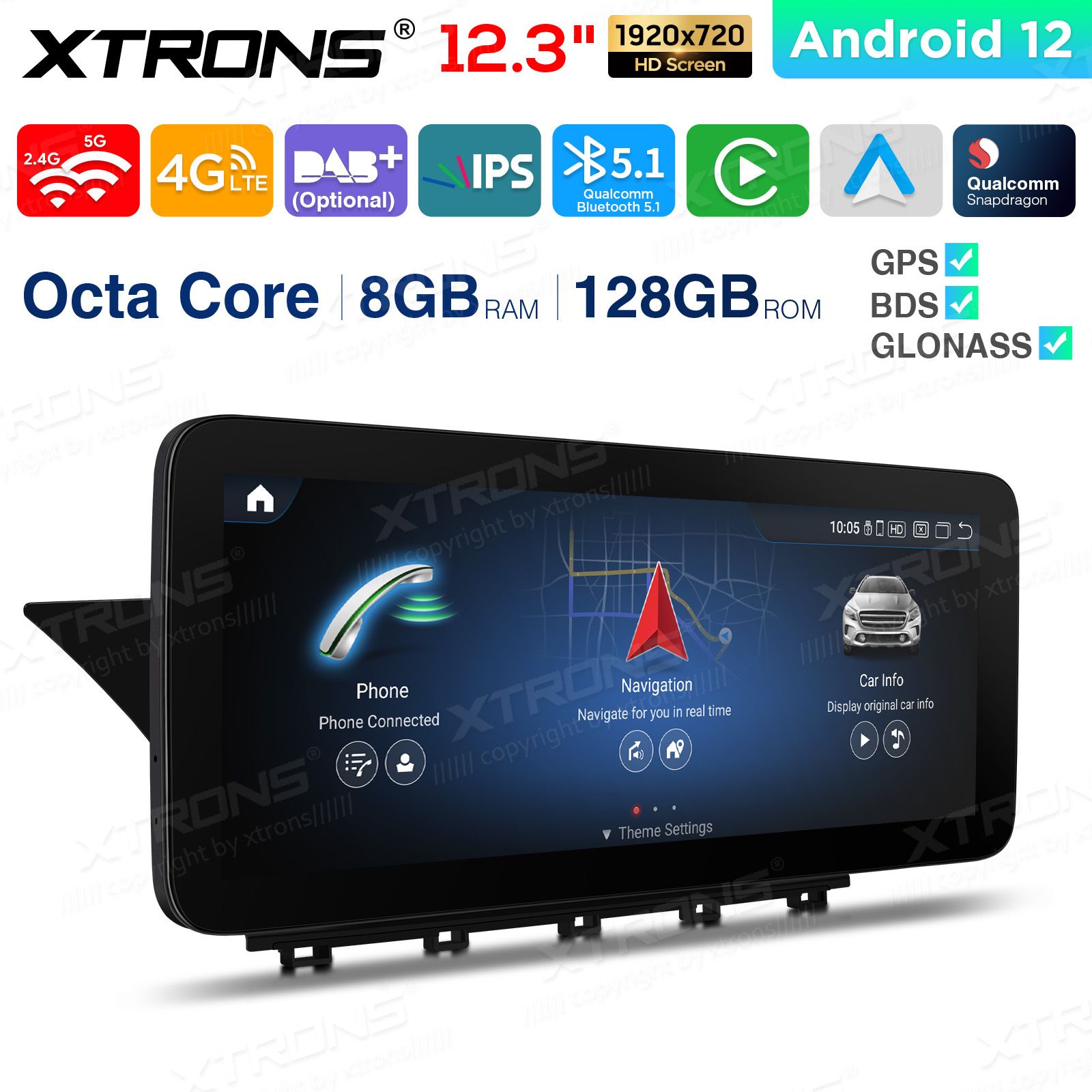 Mercedes-Benz GLK Class X204 | 2008 - 2012 (NTG4.0) Android 12 Car Multimedia Player with GPS Navigation