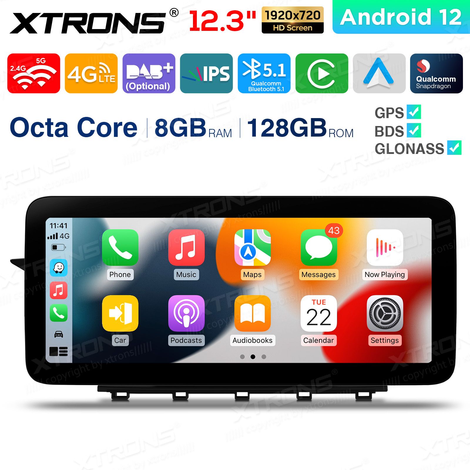 Mercedes-Benz GLK Class X204 | 2008 - 2012 (NTG4.0) mudelipõhine Android 12 GPS autoraadio ja multimeedia keskus