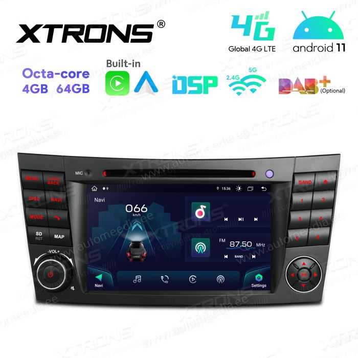 Mercedes-Benz E-Class W211 (2002-2008) | CLS W219 (2005-2006) Android 12  | GPS auto radio un multimediju centrs