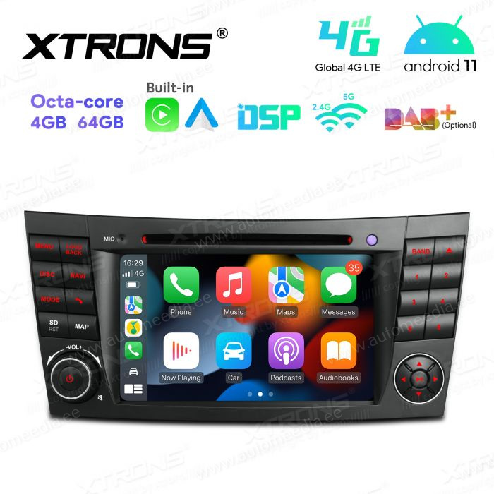 Mercedes-Benz E-Class W211 (2002-2008) | CLS W219 (2005-2006) mudelipõhine Android 12 GPS autoraadio ja multimeedia keskus