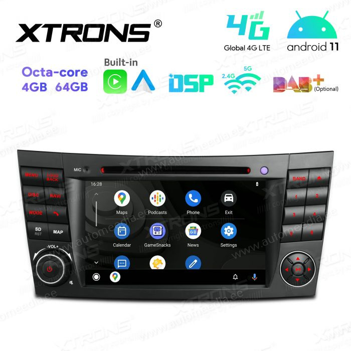 Mercedes-Benz E-Class W211 (2002-2008) | CLS W219 (2005-2006) mudelipõhine Android 12 GPS autoraadio ja multimeedia keskus