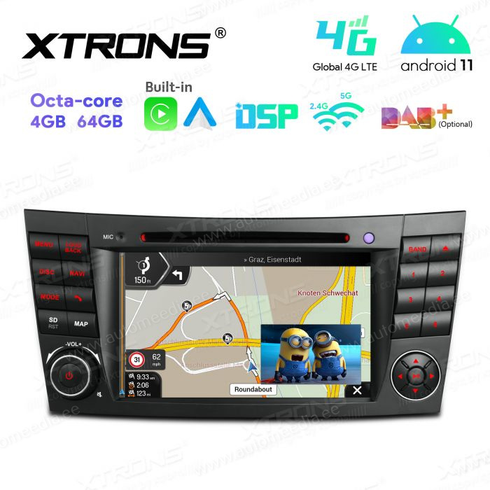 Mercedes-Benz E-Class W211 (2002-2008) | CLS W219 (2005-2006) mudelipõhine Android 12 GPS autoraadio ja multimeedia keskus