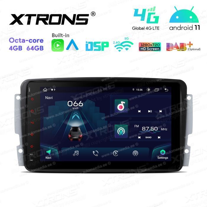 Mercedes-Benz CLK (1998-2004) | C-Class (2000-2004) | G-Class (1998-2006) | Vito & Viano (2003-2006) Android 11 Car Multimedia Player with GPS Navigation