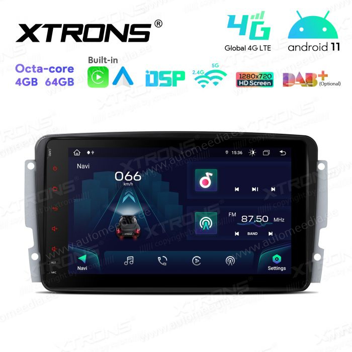 Mercedes-Benz CLK (1998-2004) | C-Class (2000-2004) | G-Class (1998-2006) | Vito & Viano (2003-2006) Android 12  | GPS auto radio un multimediju centrs