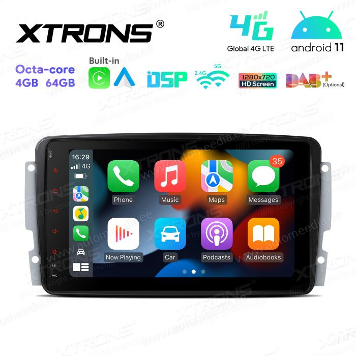 Mercedes-Benz CLK (1998-2004) | C-Class (2000-2004) | G-Class (1998-2006) | Vito & Viano (2003-2006) mudelipõhine Android 12 GPS autoraadio ja multimeedia keskus