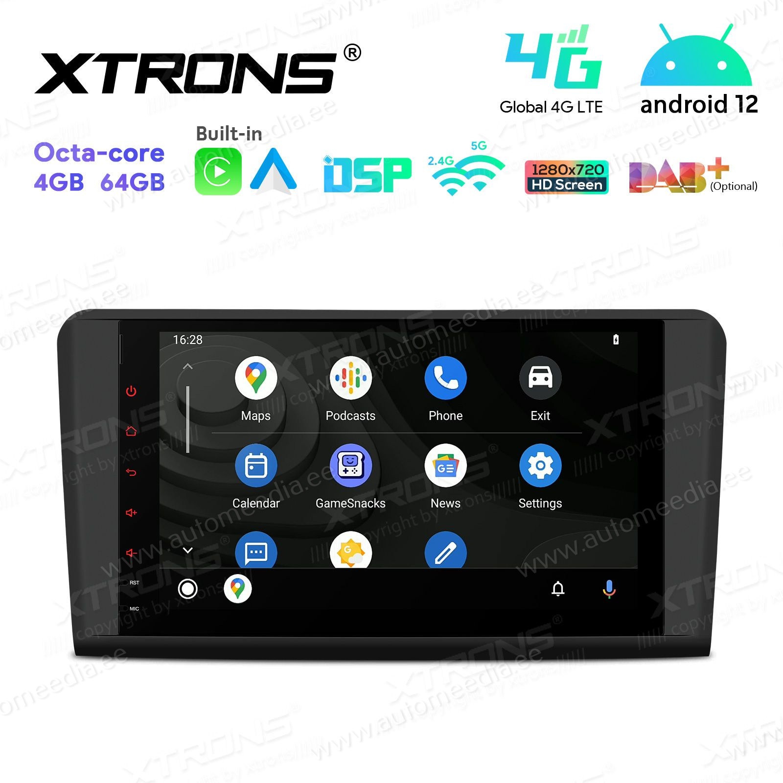 Mercedes-Benz ML | GL | W164 | X164 (2005-2012) mudelipõhine Android 12 GPS autoraadio ja multimeedia keskus