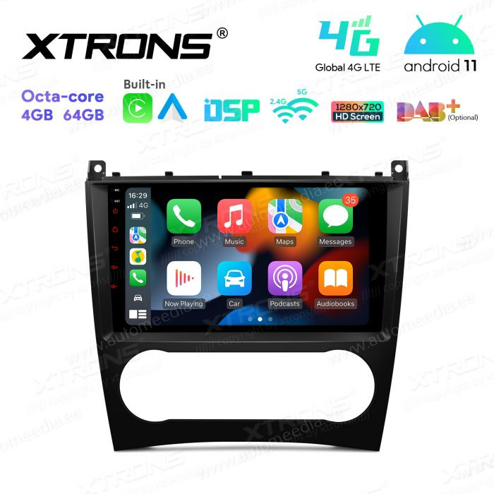 Mercedes-Benz CLK (2005-2006) | C-Class (2004-2007) | G-Class (2005-2008) mudelipõhine Android 12 GPS autoraadio ja multimeedia keskus