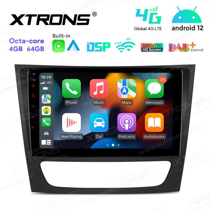 Mercedes-Benz E-Class W211 (2002-2008) | CLS W219 (2005-2006) mudelipõhine Android 12 GPS autoraadio ja multimeedia keskus