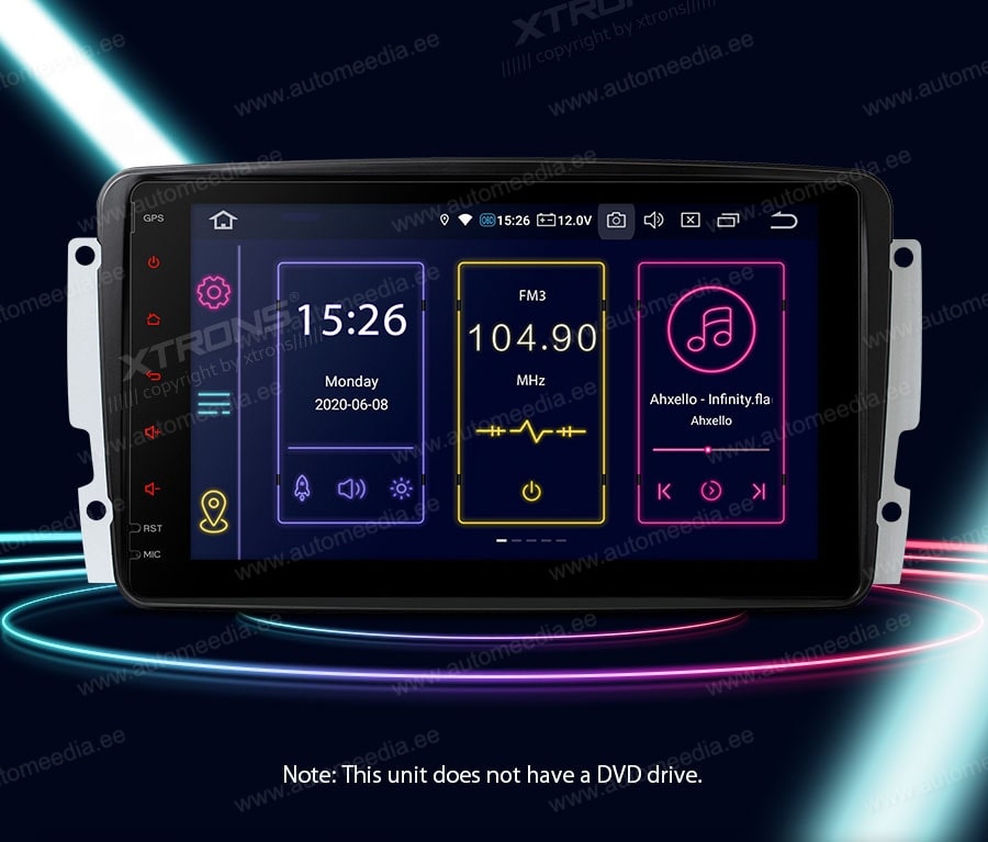 Mercedes-Benz A-Class | C-Class | G-Class | Vito | Viano (2008-2006) XTRONS IB80M203EL Car multimedia GPS player with Custom Fit Design