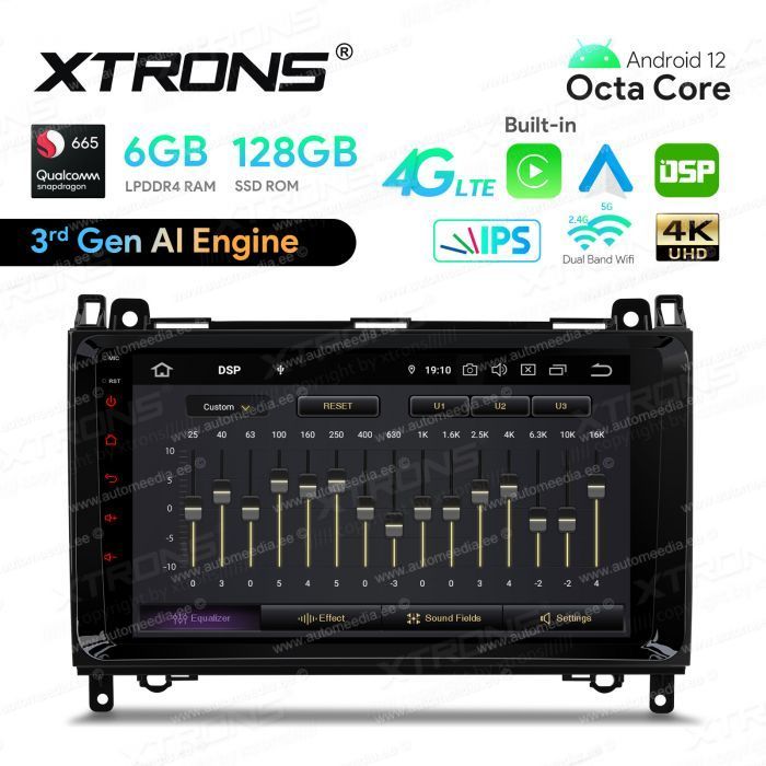 Mercedes-Benz Sprinter | Vito & Viano (2006-2020) | A-Class | B-Class (2004-2012) mudelipõhine Android 12 GPS autoraadio ja multimeedia keskus