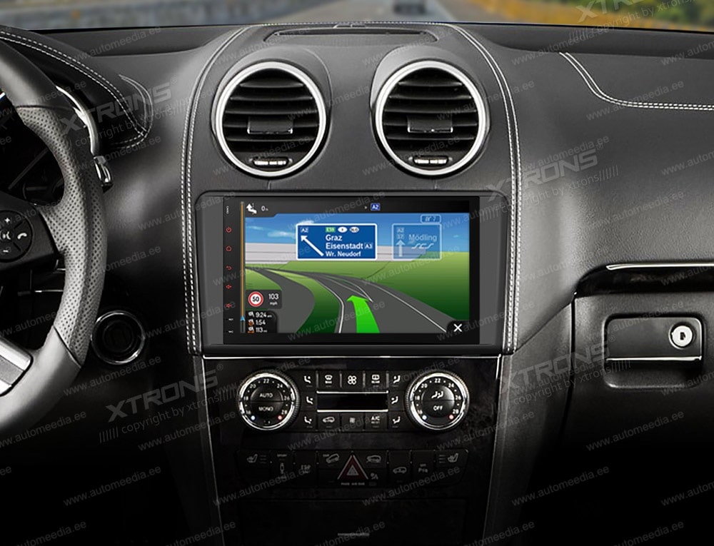 Mercedes-Benz ML | GL | W164 | X164 (2005-2012)  XTRONS MA90M164L merkkikohtainen Android GPS multimedia näyttösoitin