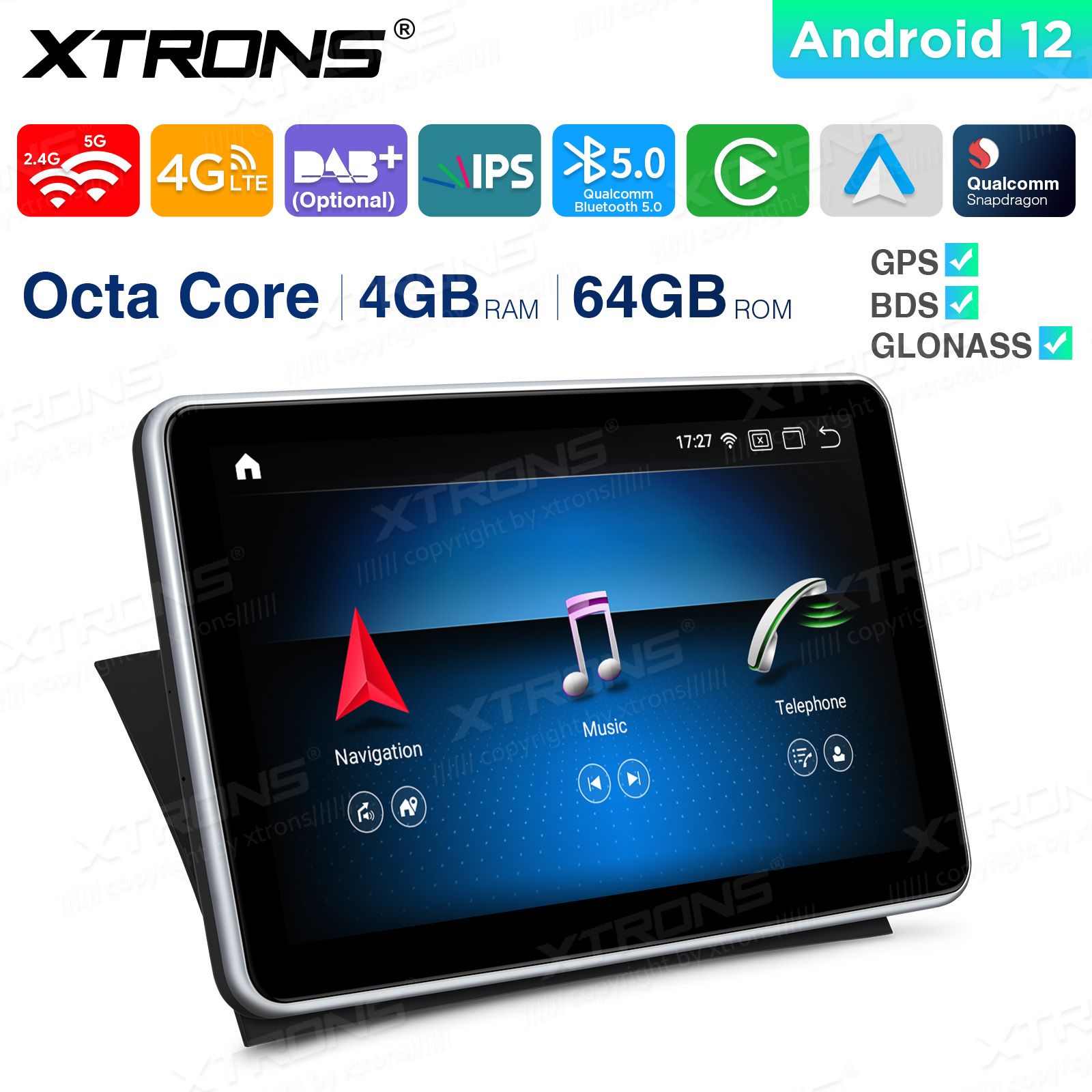 Mercedes-Benz ML W166 | GL X166 | 2012-2015 | NTG 4.5 mudelipõhine Android 12 GPS autoraadio ja multimeedia keskus