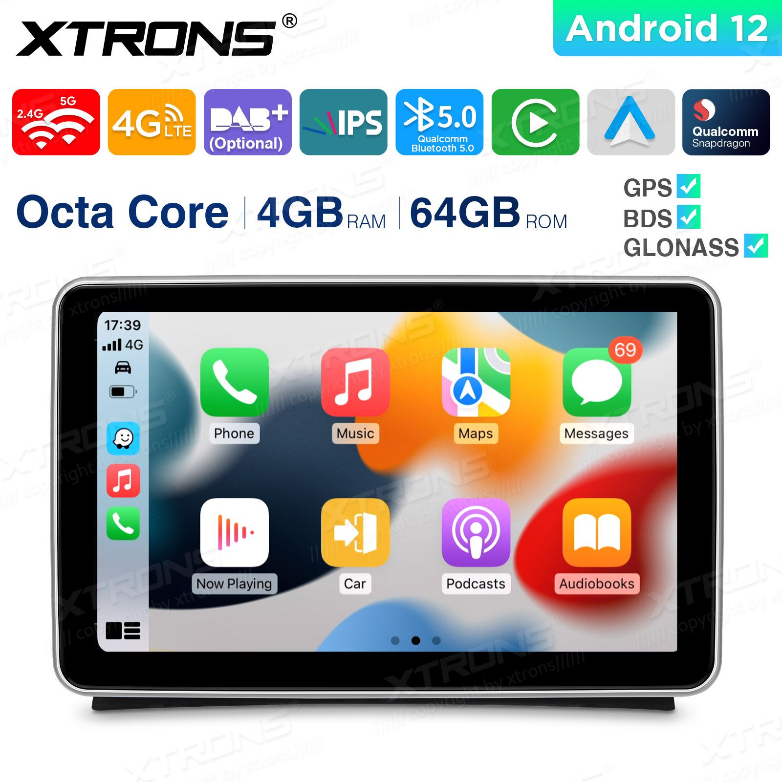 Mercedes-Benz ML W166 | GL X166 | 2012-2015 | NTG 4.5 mudelipõhine Android 12 GPS autoraadio ja multimeedia keskus