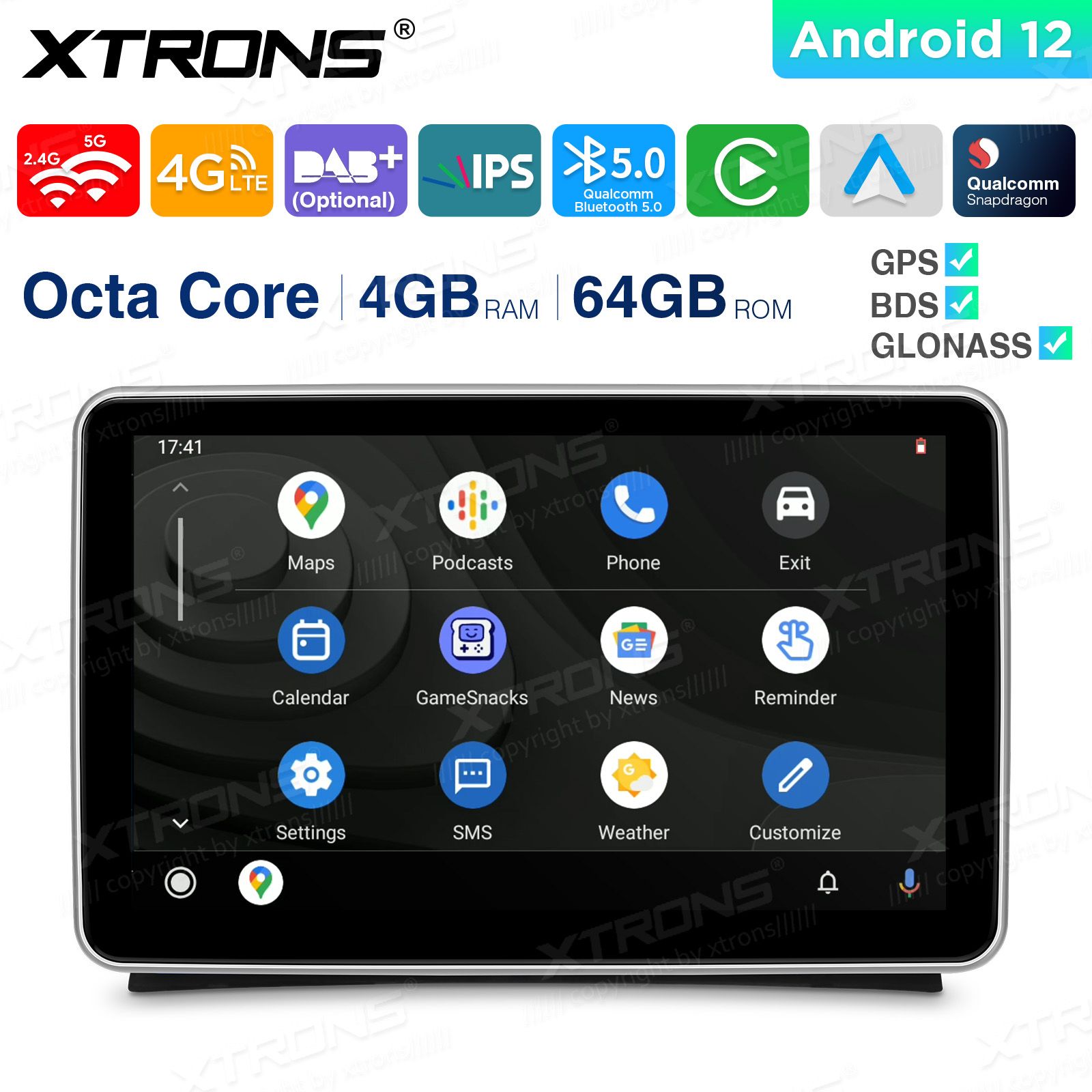 Mercedes-Benz ML W166 | GL X166 | 2012-2015 | NTG 4.5 mudelipõhine Android 12 GPS autoraadio ja multimeedia keskus