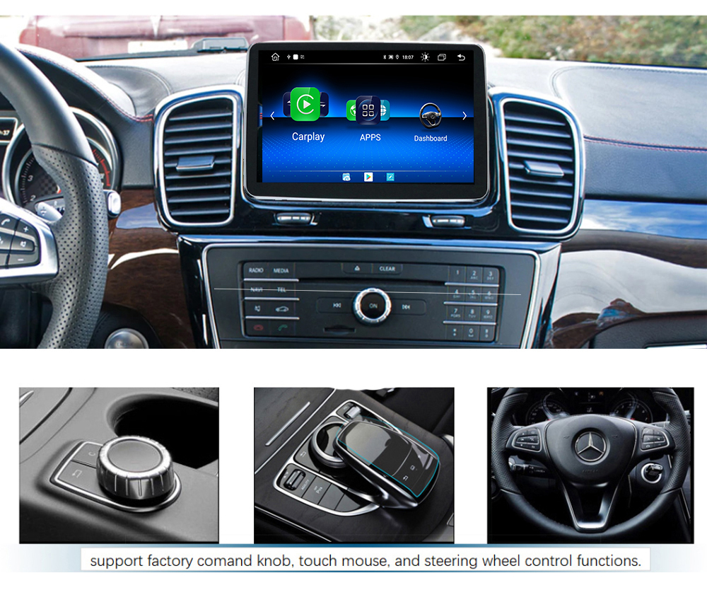 Mercedes-Benz ML W166 | GL X166 | 2012-2015 | NTG 4.5  Automedia ZFA8115 merkkikohtainen Android GPS multimedia näyttö