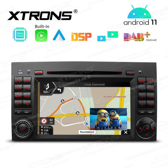 Mercedes-Benz Sprinter | Vito & Viano (2006-2020) | A-Class | B-Class (2004-2012) mudelipõhine Android 11 GPS autoraadio ja multimeedia keskus