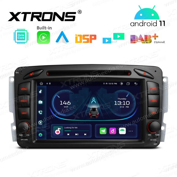 Mercedes-Benz CLK (1998-2004) | C-Class (2000-2004) | G-Class (1998-2006) | Vito & Viano (2003-2006) Android 12 Car Multimedia Player with GPS Navigation