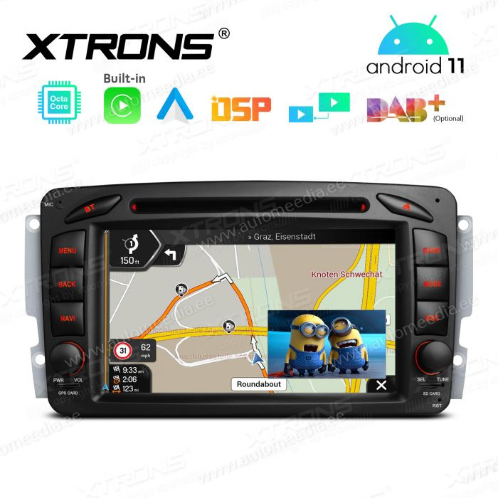 Mercedes-Benz CLK (1998-2004) | C-Class (2000-2004) | G-Class (1998-2006) | Vito & Viano (2003-2006) mudelipõhine Android 12 GPS autoraadio ja multimeedia keskus
